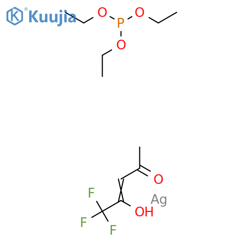 Triethoxyphosphine(trifluoroacetylacetonate)silver(I) structure