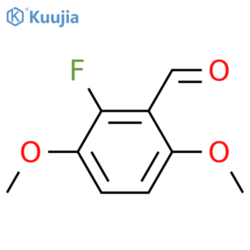 2-Fluoro-3,6-dimethoxybenzaldehyde structure