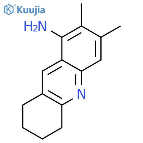1-Acridinamine,5,6,7,8-tetrahydro-2,3-dimethyl- structure