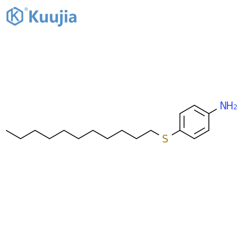 Benzenamine, 4-(undecylthio)- structure