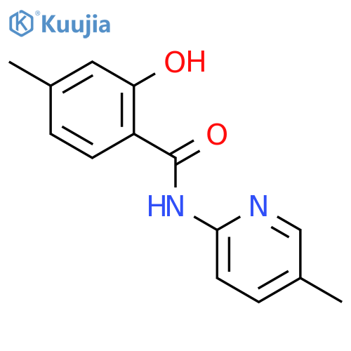 Benzamide, 2-hydroxy-4-methyl-N-(5-methyl-2-pyridinyl)- structure