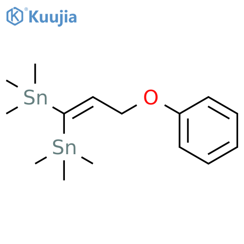 Stannane, (3-phenoxy-1-propenylidene)bis[trimethyl- structure