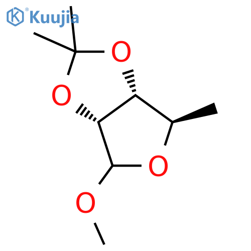 5-Deoxy-2,3-O-(1-methylethylidene)-D-ribofuranoside Methyl Ether structure