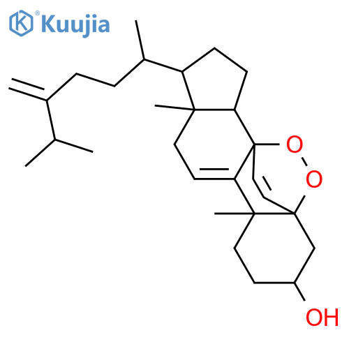 5α,8α-Epidioxyergosta-6,9(11),24(28)-triene-3β-ol structure