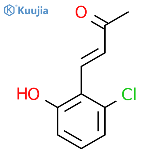 4-(2-chloro-6-hydroxyphenyl)but-3-en-2-one structure