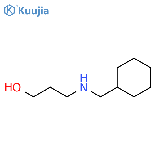 3-[(cyclohexylmethyl)amino]propan-1-ol structure