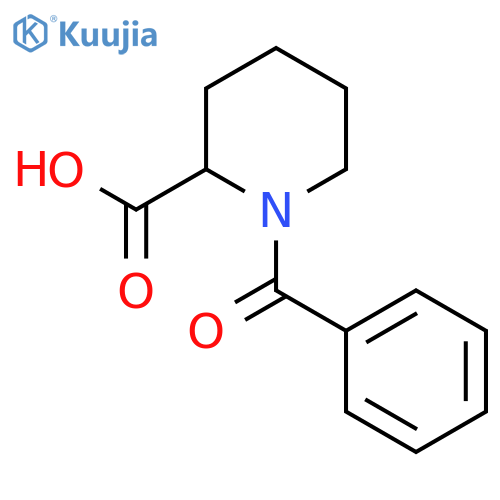 1-Benzoyl-2-piperidinecarboxylic Acid structure
