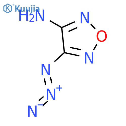 1,2,5-Oxadiazol-3-amine, 4-azido- structure