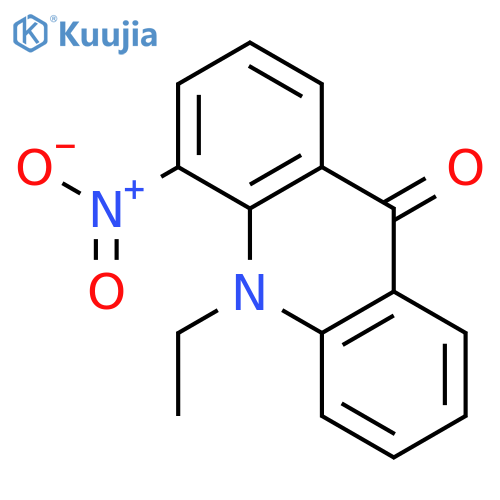 9(10H)-Acridinone, 10-ethyl-4-nitro- structure