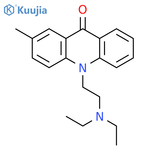 9(10H)-Acridinone, 10-[2-(diethylamino)ethyl]-2-methyl- structure