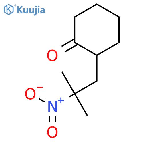 Cyclohexanone, 2-(2-methyl-2-nitropropyl)- structure