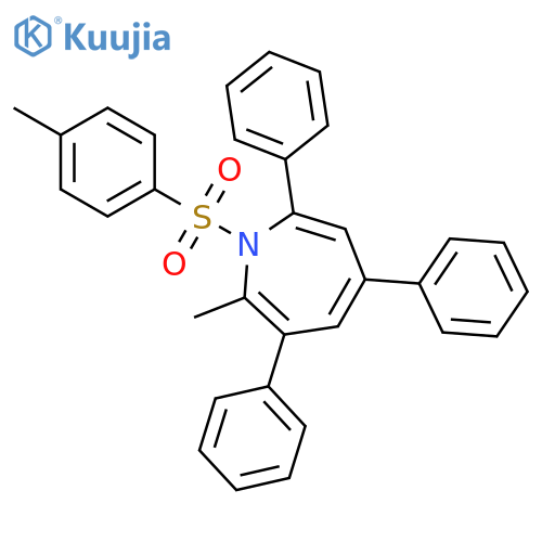 1H-Azepine, 2-methyl-1-[(4-methylphenyl)sulfonyl]-3,5,7-triphenyl- structure