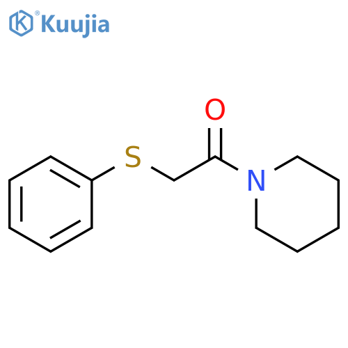 PIPERIDINE, 1-[(PHENYLTHIO)ACETYL]- structure