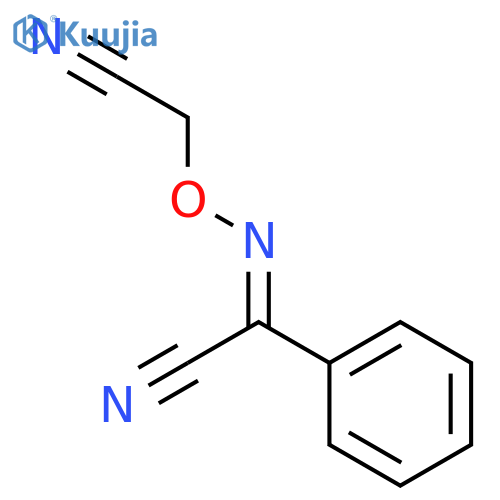 Benzeneacetonitrile, a-[(cyanomethoxy)imino]-, (aZ)- structure