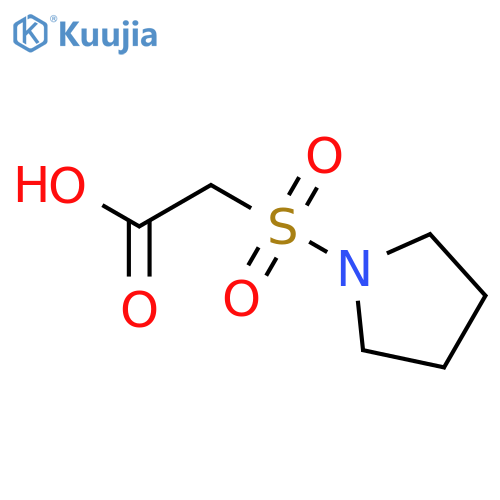 ACETIC ACID, (1-PYRROLIDINYLSULFONYL)- structure