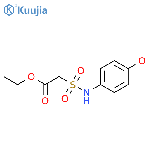ACETIC ACID, [[(4-METHOXYPHENYL)AMINO]SULFONYL]-, ETHYL ESTER structure