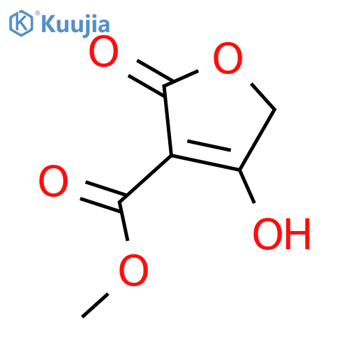2,5-dihydro-4-hydroxy-2-oxo-3-Furancarboxylic acid methyl ester structure