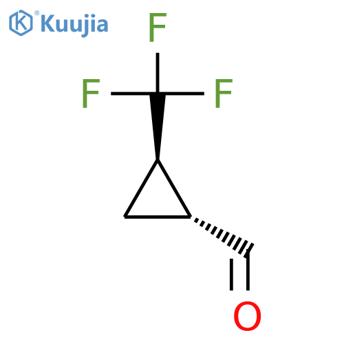 CYCLOPROPANECARBOXALDEHYDE, 2-(TRIFLUOROMETHYL)-, TRANS- structure