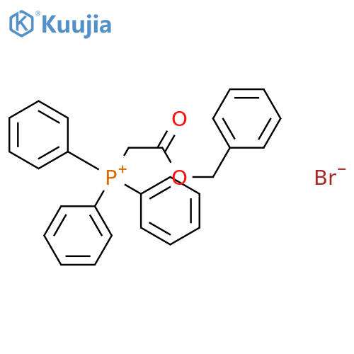 (Benzyloxycarbonylmethyl)triphenylphosphonium bromide structure