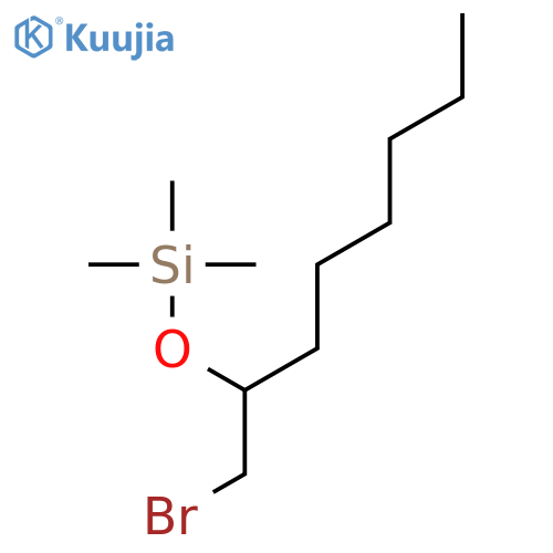 Silane, [[1-(bromomethyl)heptyl]oxy]trimethyl- structure