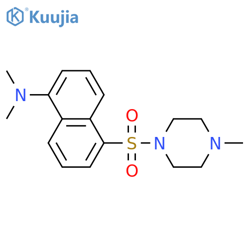 PIPERAZINE, 1-[[5-(DIMETHYLAMINO)-1-NAPHTHALENYL]SULFONYL]-4-METHYL- structure