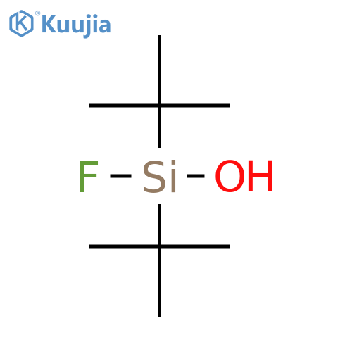 Silanol, bis(1,1-dimethylethyl)fluoro- structure