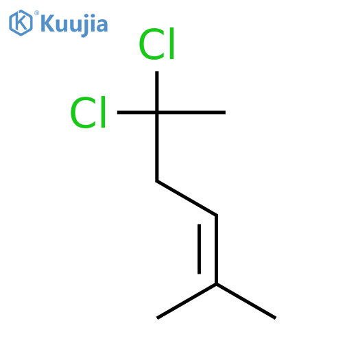 2-Hexene, 5,5-dichloro-2-methyl- structure