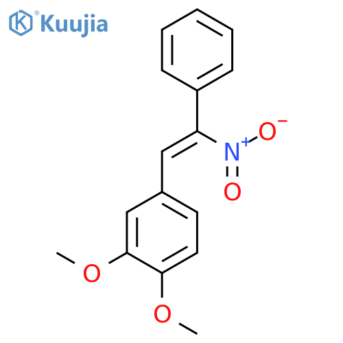 Benzene, 1,2-dimethoxy-4-(2-nitro-2-phenylethenyl)- structure