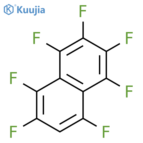 Naphthalene, 1,2,3,4,5,6,8-heptafluoro- structure