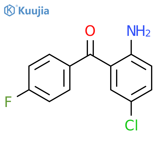 4-chloro-2-(4-fluorobenzoyl)aniline structure
