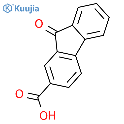 9-Fluorenone-2-carboxylic acid structure