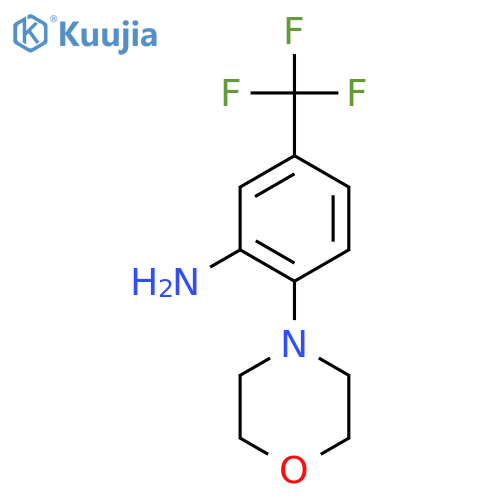 2-(morpholin-4-yl)-5-(trifluoromethyl)aniline structure