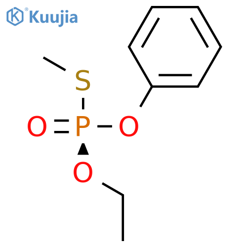 PHOSPHOROTHIOIC ACID, O-ETHYL S-METHYL O-PHENYL ESTER, (S)- structure