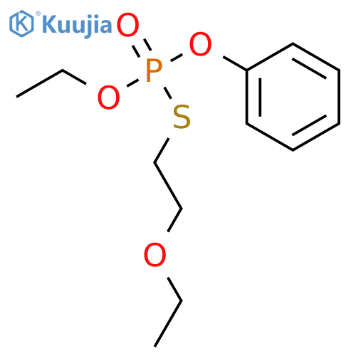 Phosphorothioic acid, S-(2-ethoxyethyl) O-ethyl O-phenyl ester, (R)- structure