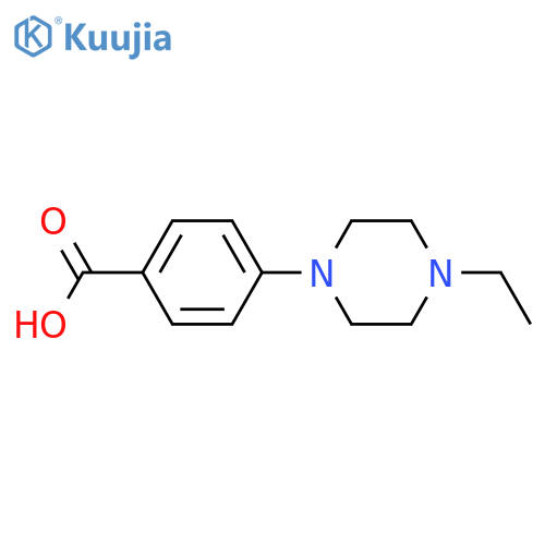 4-(4-Ethylpiperazin-1-YL)benzoic acid structure