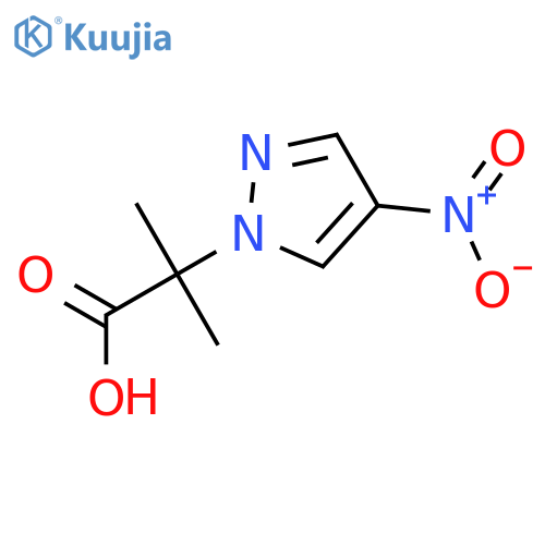 2-Methyl-2-(4-nitro-1H-pyrazol-1-yl)propanoic acid structure