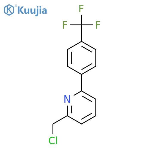 PYRIDINE, 2-(CHLOROMETHYL)-6-[4-(TRIFLUOROMETHYL)PHENYL]- structure