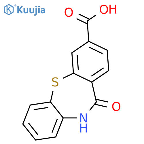 Dibenzo[b,f][1,4]thiazepine-3-carboxylic acid, 10,11-dihydro-11-oxo- structure