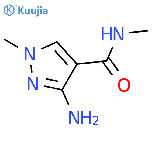 1H-Pyrazole-4-carboxamide,3-amino-N,1-dimethyl- structure