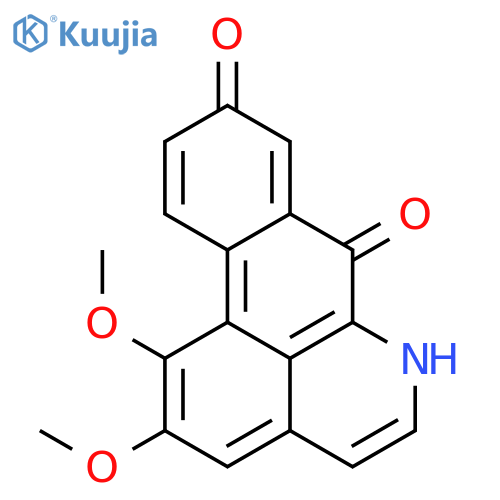 1,2-dimethoxy-6H-dibenzo[de,g]quinoline-7,9-dione structure