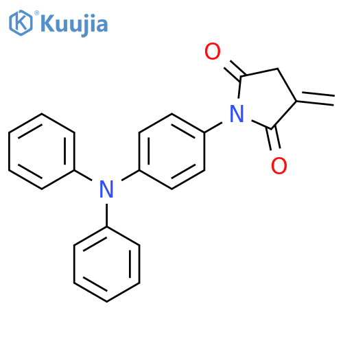 2,5-Pyrrolidinedione, 1-[4-(diphenylamino)phenyl]-3-methylene- structure