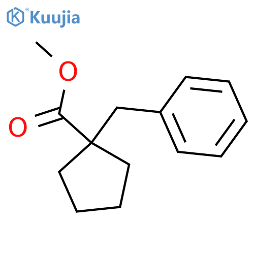 Methyl 1-benzylcyclopentanecarboxylate structure