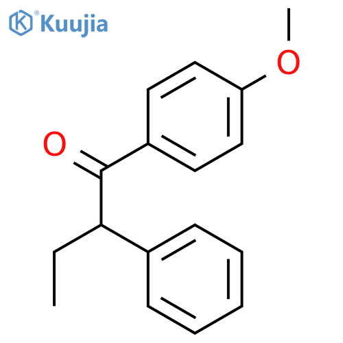 1-(4-Methoxyphenyl)-2-phenyl-1-butanone structure