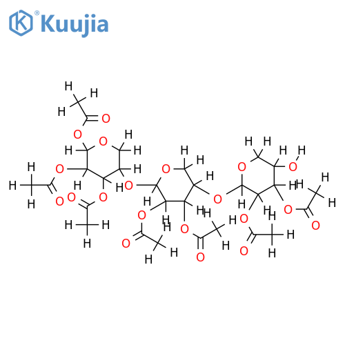 1,2,2',2'',3,3',3''Hepta-Ac-beta-Pyranose-Xylotriose structure