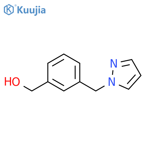 [3-(1H-Pyrazol-1-ylmethyl)phenyl]methanol structure