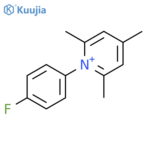 PYRIDINIUM, 1-(4-FLUOROPHENYL)-2,4,6-TRIMETHYL- structure