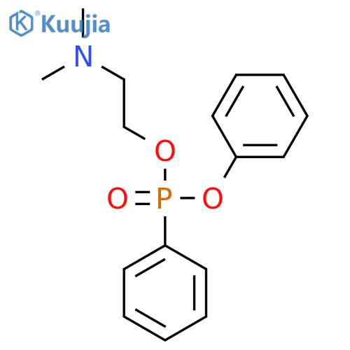 PHOSPHONIC ACID, PHENYL-, 2-(DIMETHYLAMINO)ETHYL PHENYL ESTER structure