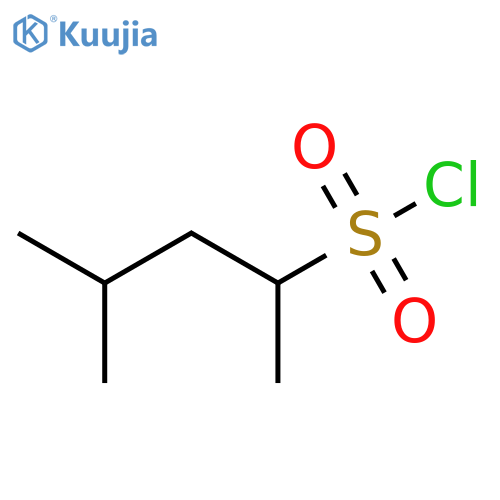 4-methylpentane-2-sulfonyl chloride structure