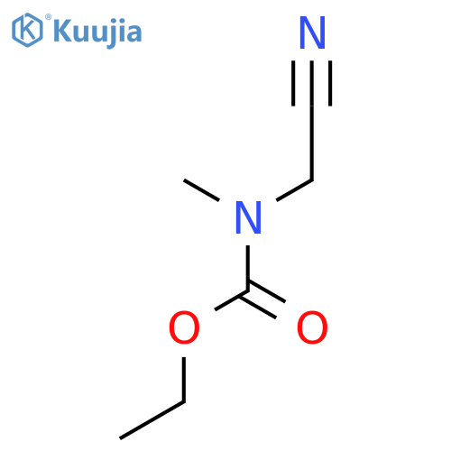 Carbamic acid, (cyanomethyl)methyl-, ethyl ester structure