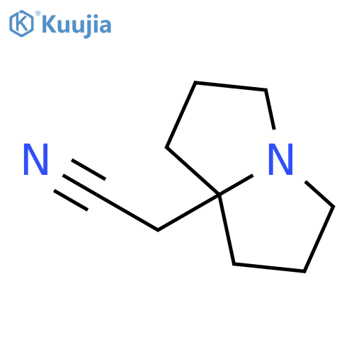 2-(tetrahydro-1H-pyrrolizin-7a(5H)-yl)acetonitrile structure